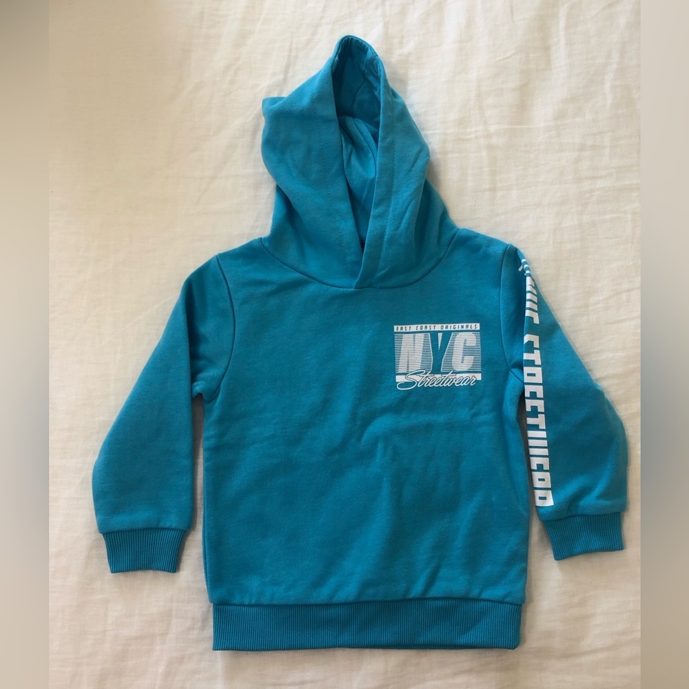 Dunnes Blue Hoodie Sweatshirt, 2-3T